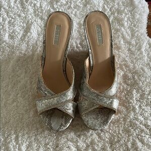 Charles David Gray Mules Elegant Minimalist Design